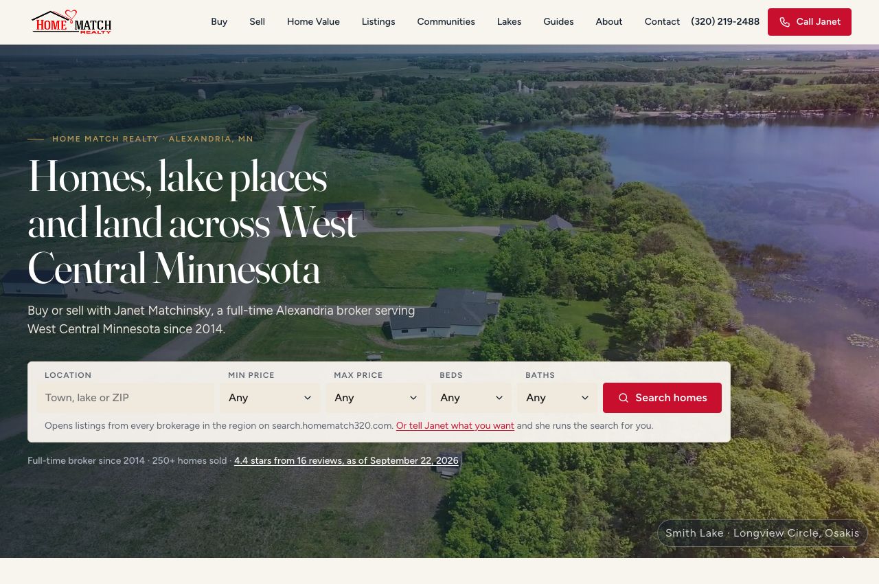 Home Match Realty real estate website